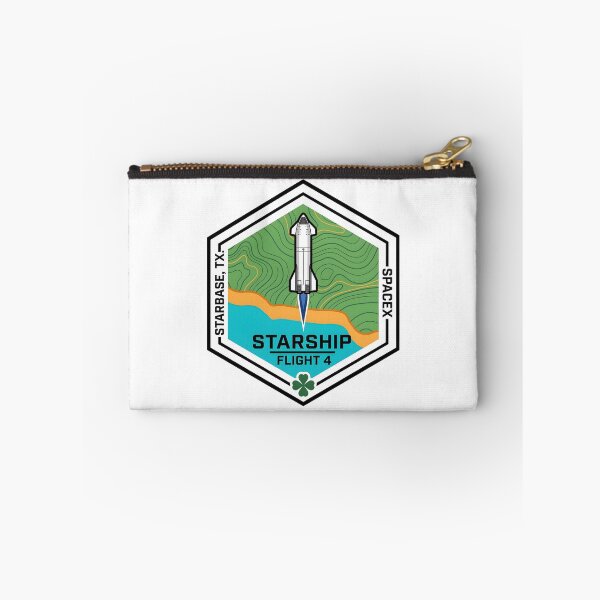 Item preview, SpaceX Starship Flight 4 Mission Patch Illustration designed and sold by CharlieDesings.