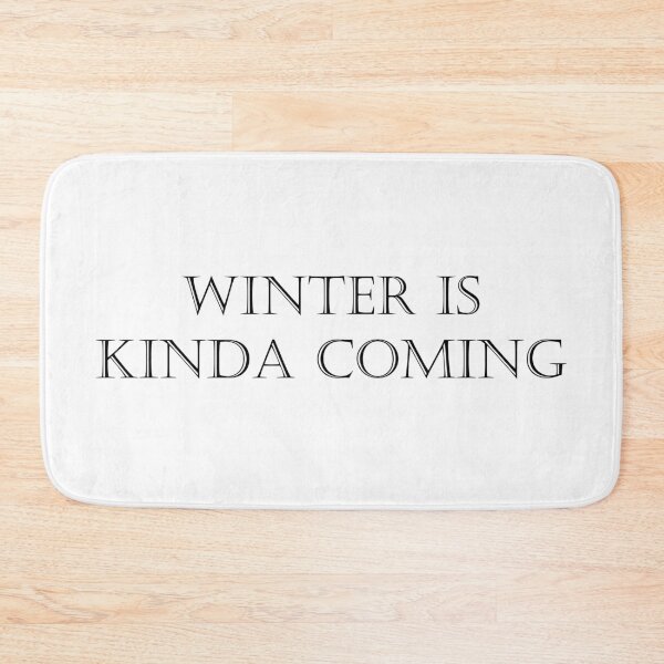 Item preview, Winter is kinda coming | Fantasy Humor Shirt | Medieval Inspired Design designed and sold by Hanna Dreamy.