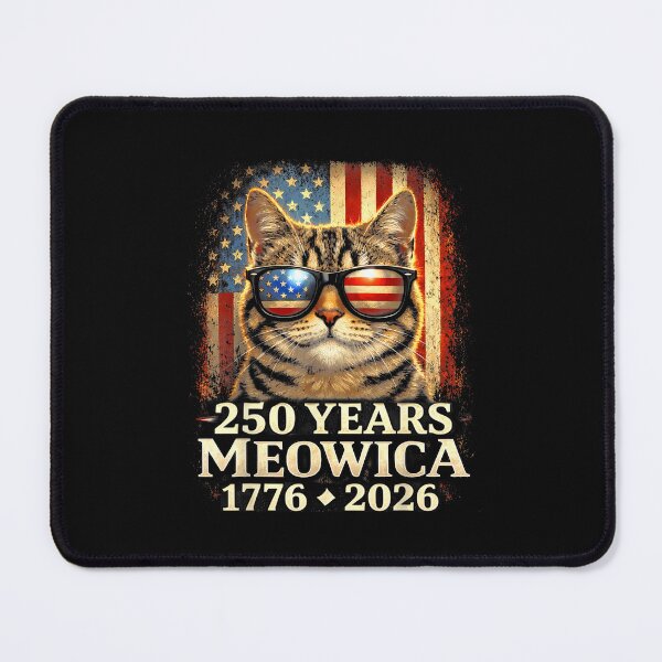 Item preview, Cat Meowica 4Th Of July 250 Years designed and sold by heymbe.