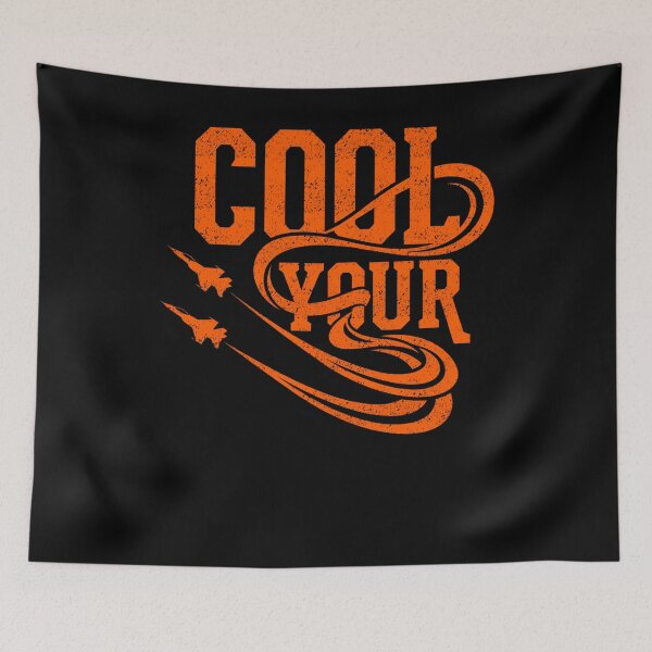 Item preview, Cool Your Jets Retro Aviation Humor designed and sold by FreshVibe Prints.