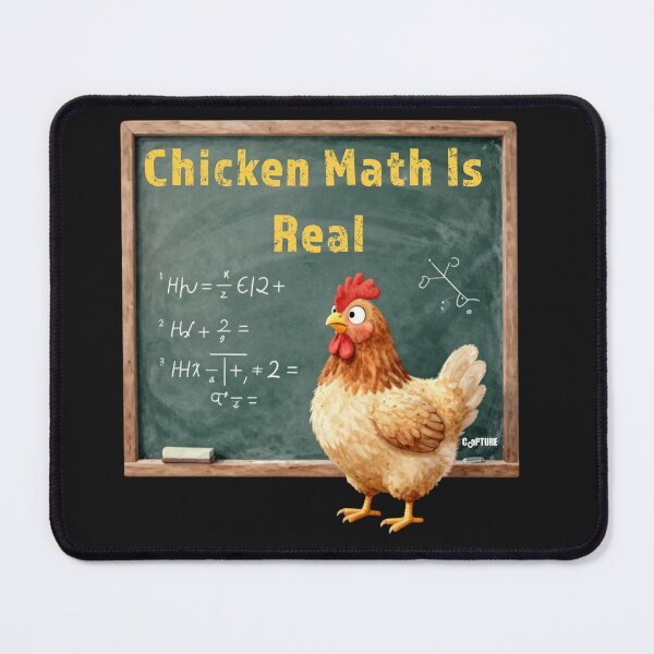 Item preview, Chicken Math Is Real designed and sold by Capturetees.