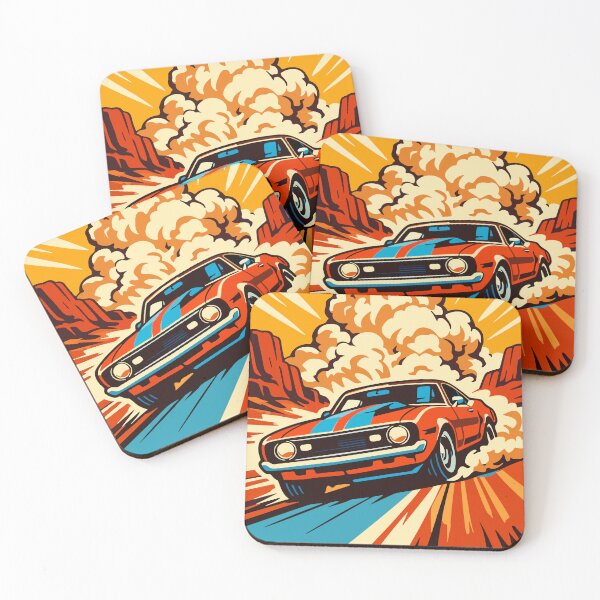 Item preview, American Muscle - Retro Automotive Poster designed and sold by arfindo-indra.