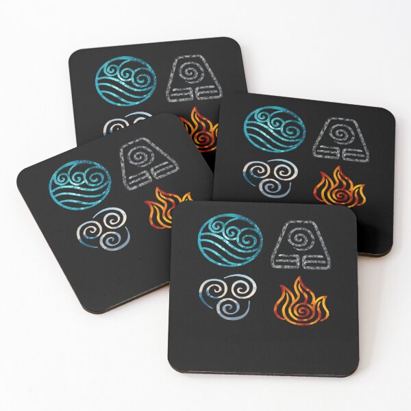 Item preview, Avatar the Last Airbender Element Symbols  designed and sold by Megaplay.