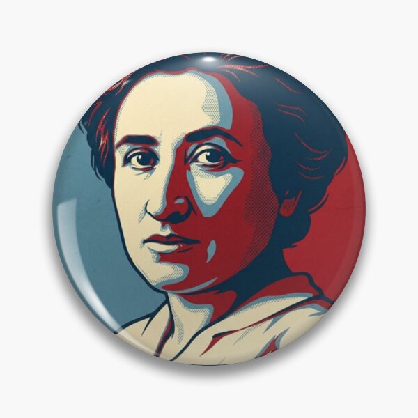 Item preview, Rosa Luxemburg Hope Style Retro Poster Art  designed and sold by Anya Byron.