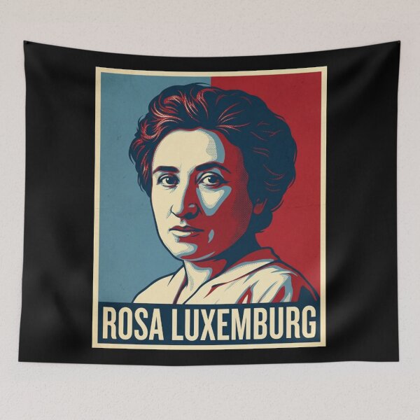 Item preview, Rosa Luxemburg Hope Style Retro Poster Art  designed and sold by Anya Byron.