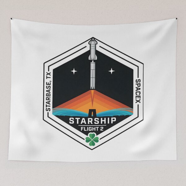 Item preview, Starship Flight 2 Mission Patch designed and sold by CharlieDesings.