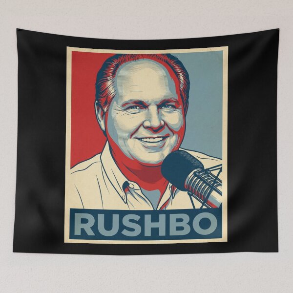 Item preview, Rush Limbaugh Hope Style Retro Poster Art  designed and sold by Anya Byron.