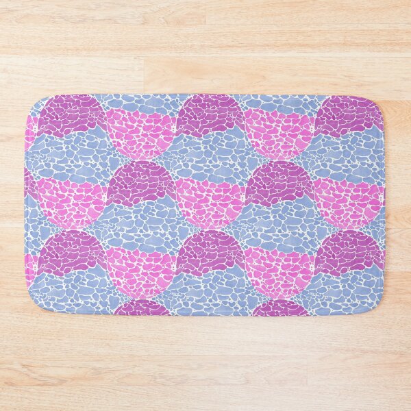 Item preview, Tortoise Shell Pebble Mosaic Pattern_Purple_Blue_Pink designed and sold by YaldiDesign.