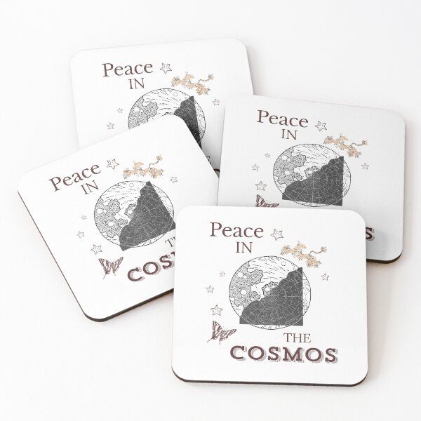 Item preview, Peace in the Cosmos | Vintage Cosmic Aesthetic Retro Space Design designed and sold by SMRStudio.