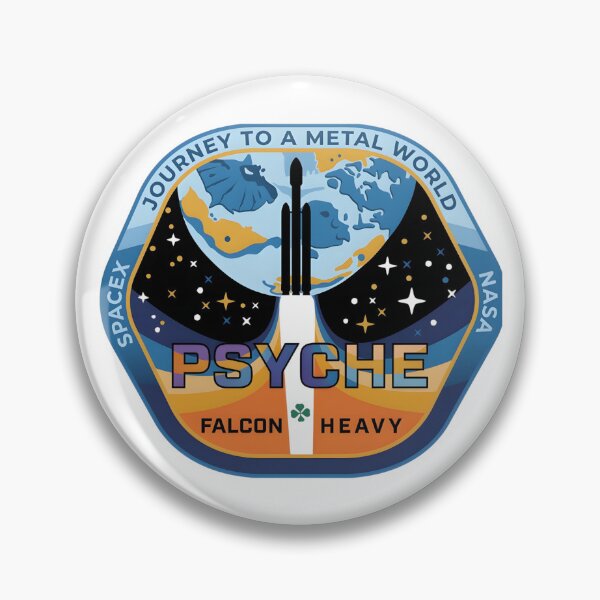 Item preview, NASA Psyche Mission: Journey to a Metal World Launch Patch designed and sold by CharlieDesings.