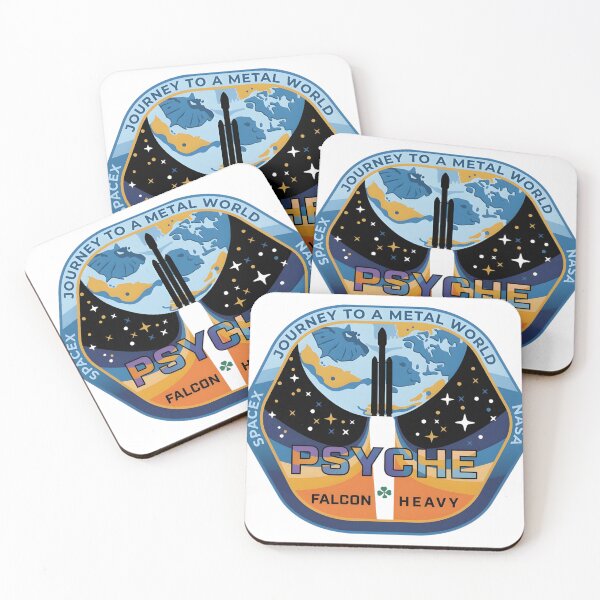 Item preview, NASA Psyche Mission: Journey to a Metal World Launch Patch designed and sold by CharlieDesings.
