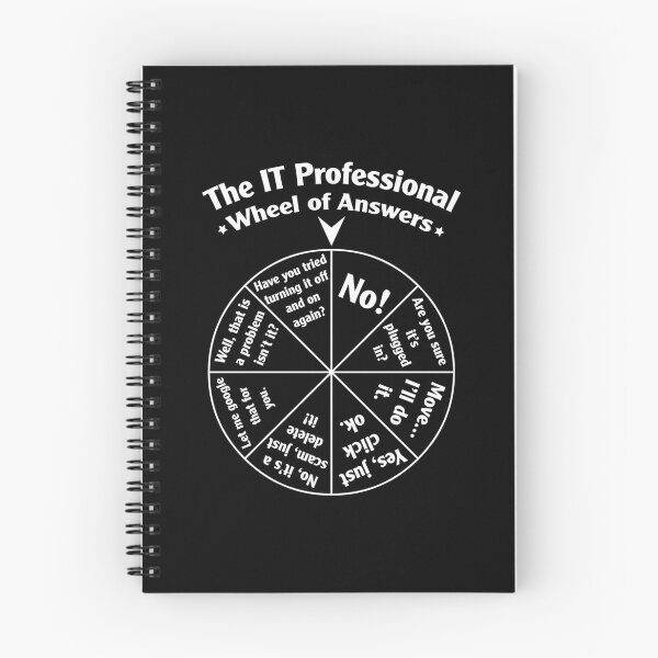 Item preview, The IT Professional Wheel of Answers designed and sold by Aidan Core.