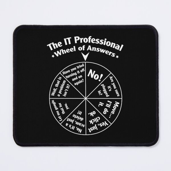 Item preview, The IT Professional Wheel of Answers designed and sold by Aidan Core.