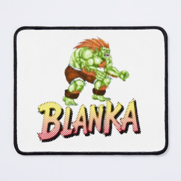 Item preview, Street Fighter Blanka Halftone Pixel Art designed and sold by Heaton-B-Design.
