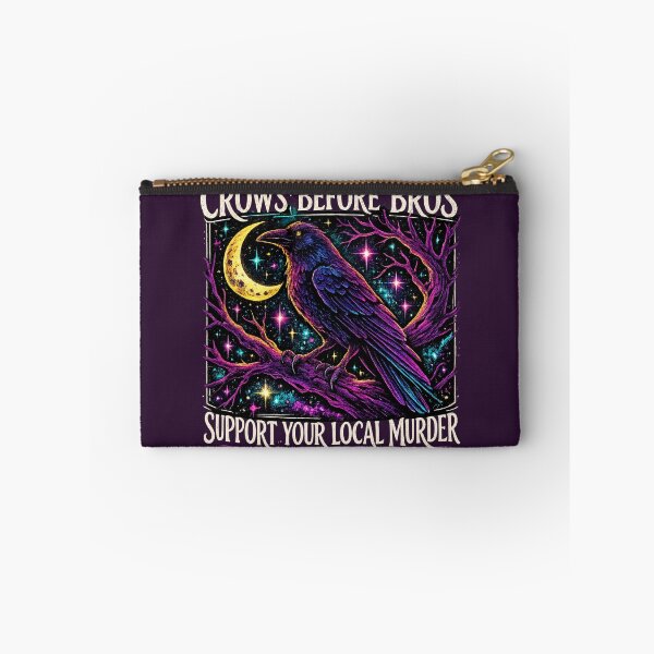 Item preview, Support Your Local Murder – Crow Goth Humor designed and sold by SnarkleCo.
