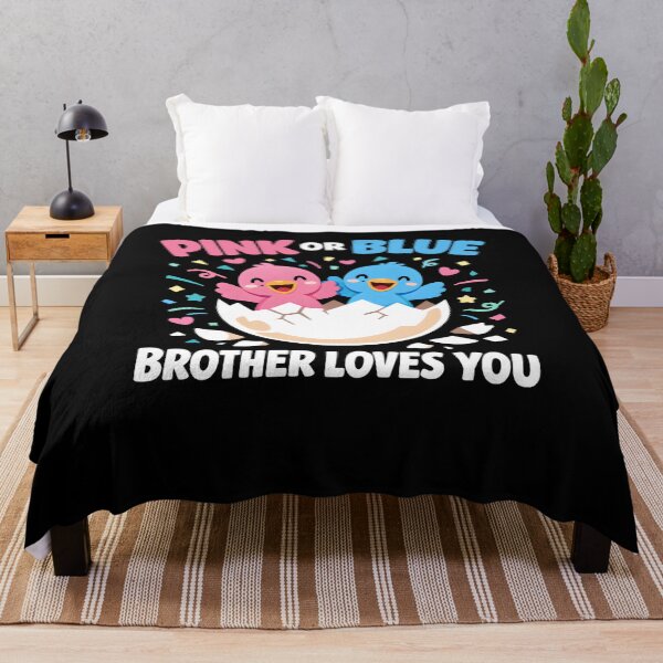 Item preview, Pink Or Blue Brother Loves You designed and sold by FreshVibe Prints.