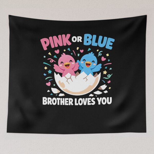 Item preview, El hermano rosa o azul te ama designed and sold by FreshVibe Prints.