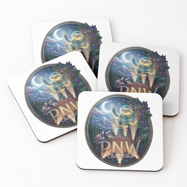 Item preview, PNW Chill Vibes Sloth designed and sold by ECartLab.