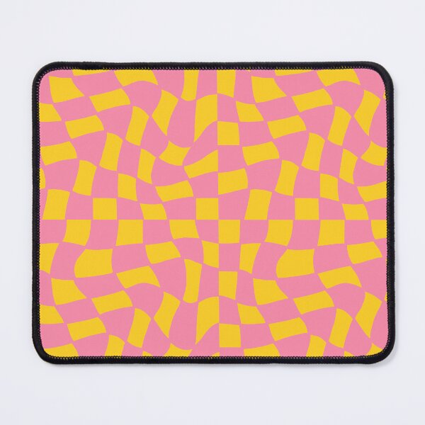 Item preview, Groovy Checks_ YellowPink designed and sold by YaldiDesign.
