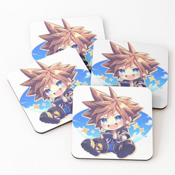 Item preview, Sora Kingdom Hearts Chibi Anime Boy Cute Gaming Design designed and sold by earlobejerk.