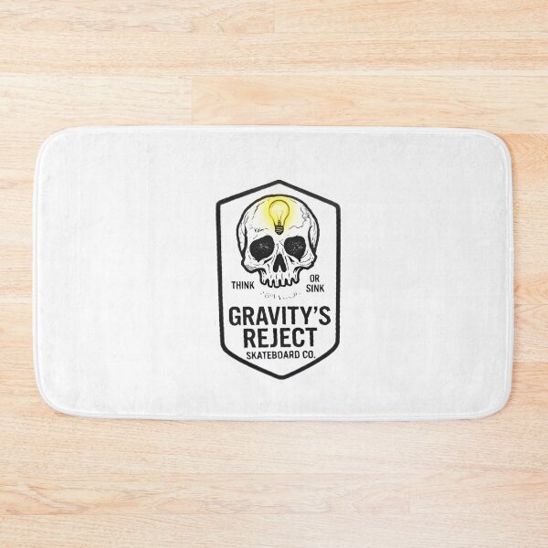 Item preview, Gravity's Reject Skateboard Co. Think or Sink Skull designed and sold by dragonmotor7.