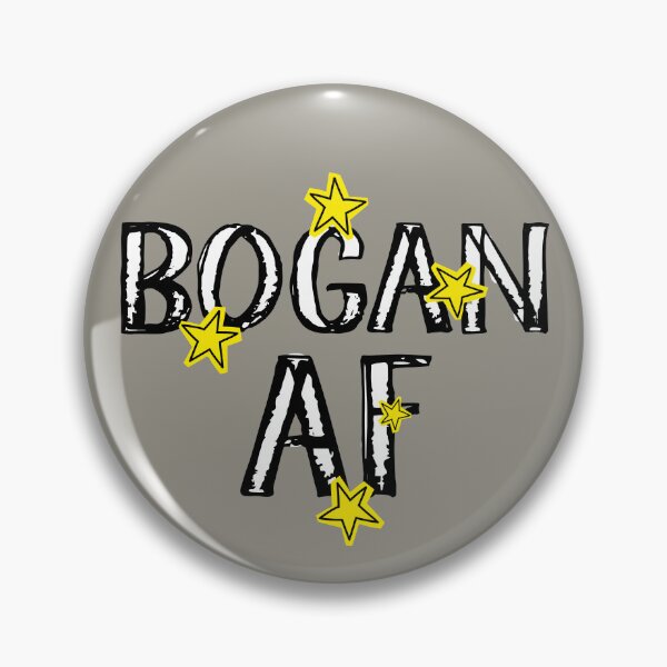 Item preview, Funny Bogan AF Southern Cross Black Gray designed and sold by TackyTime.