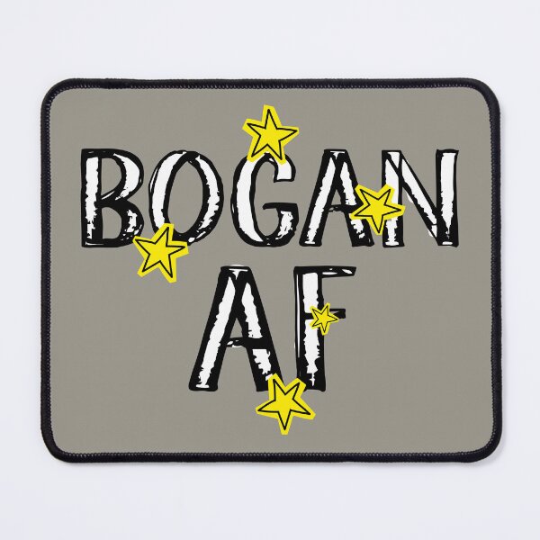 Item preview, Funny Bogan AF Southern Cross Black Gray designed and sold by TackyTime.