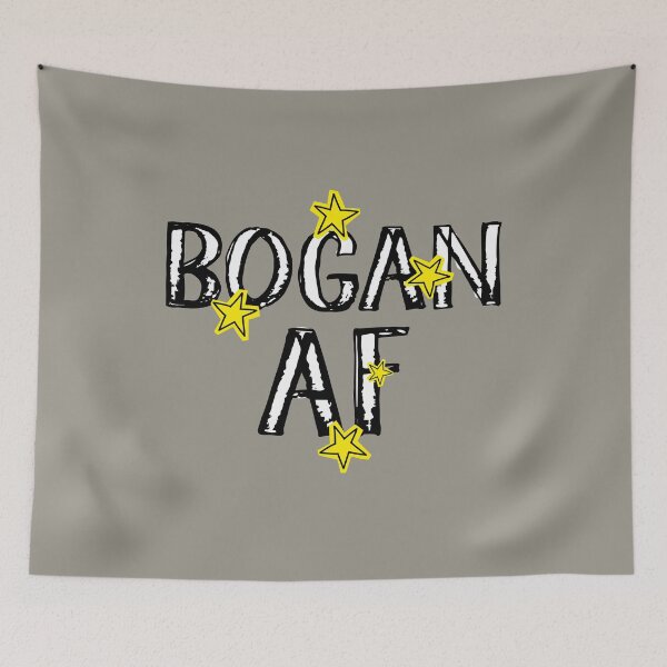 Item preview, Funny Bogan AF Southern Cross Black Gray designed and sold by TackyTime.