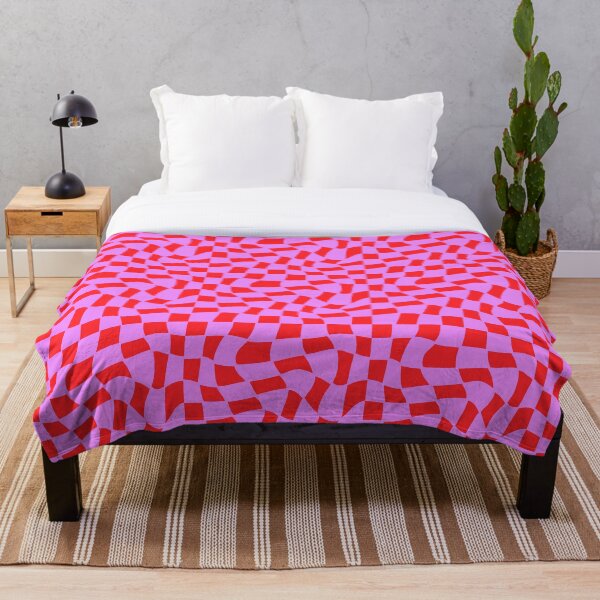 Artikelvorschau, Groovy Checks_ RedHotPink entworfen und verkauft von YaldiDesign.