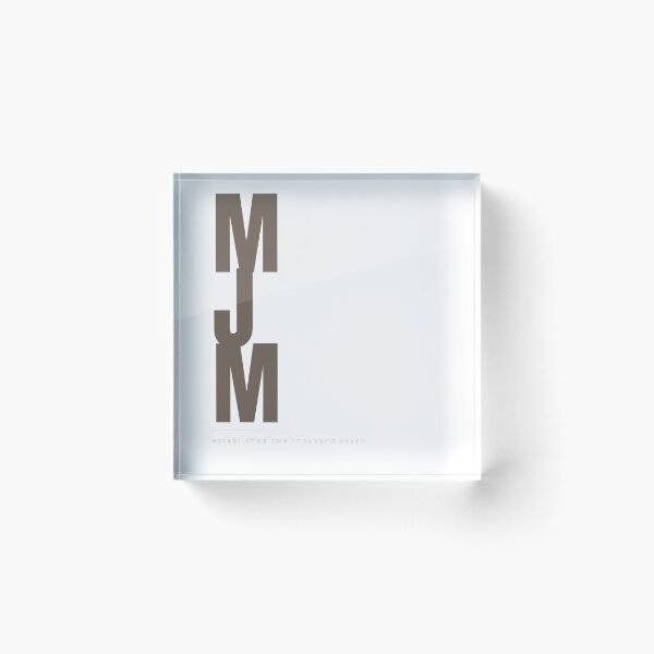 Item preview, MJM Stacked Vertical Monogram designed and sold by zen-mart.
