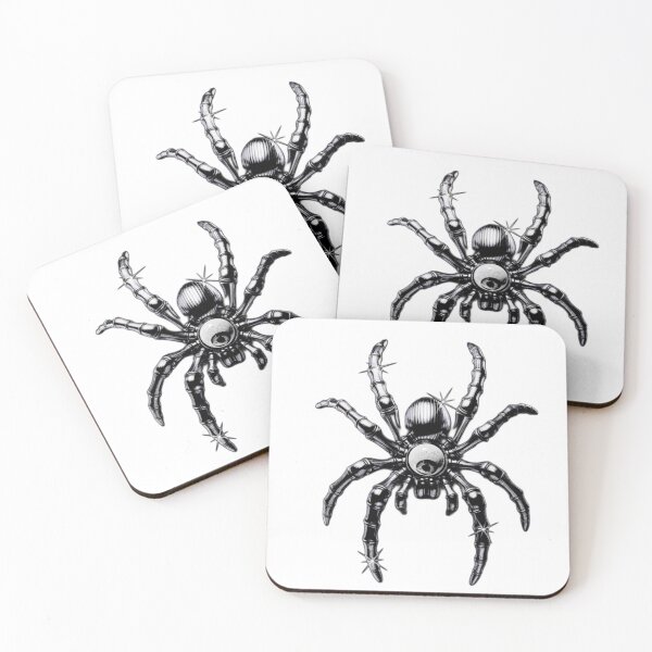 Item preview, Metallic Chrome Spider Eye Streetwear Graphic designed and sold by ITCHZ.