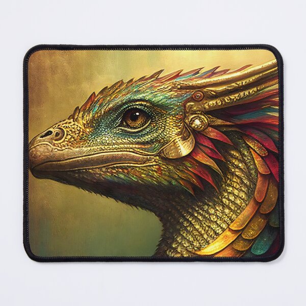 Item preview, Fantastic Being Similar to a Bird Dragon - Pictorial Art with Realistic and Colorful Style designed and sold by Hipatye26.