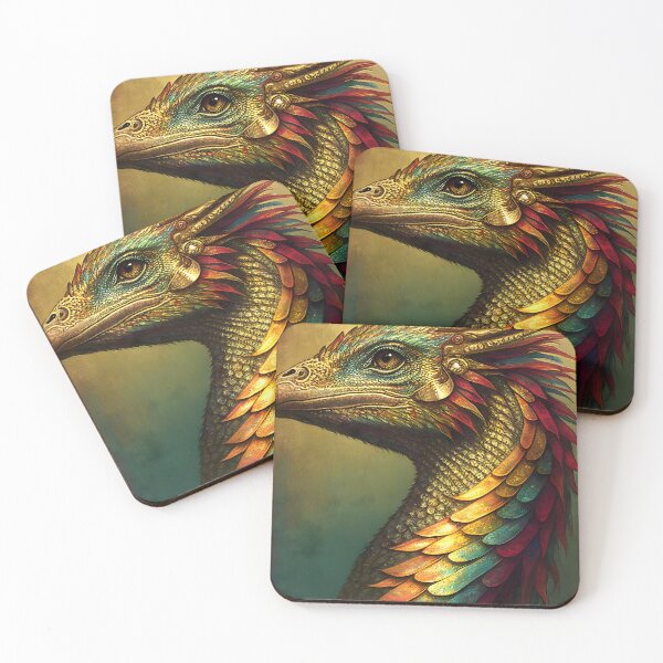 Item preview, Fantastic Being Similar to a Bird Dragon - Pictorial Art with Realistic and Colorful Style designed and sold by Hipatye26.