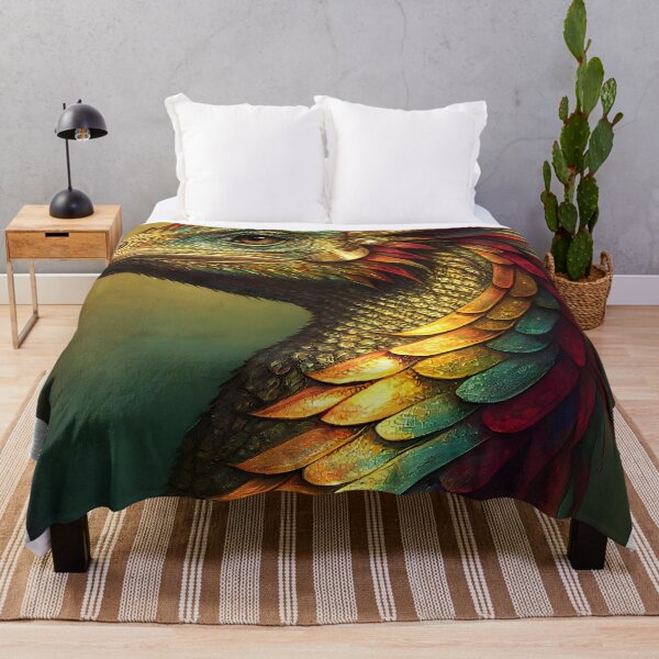 Item preview, Fantastic Being Similar to a Bird Dragon - Pictorial Art with Realistic and Colorful Style designed and sold by Hipatye26.
