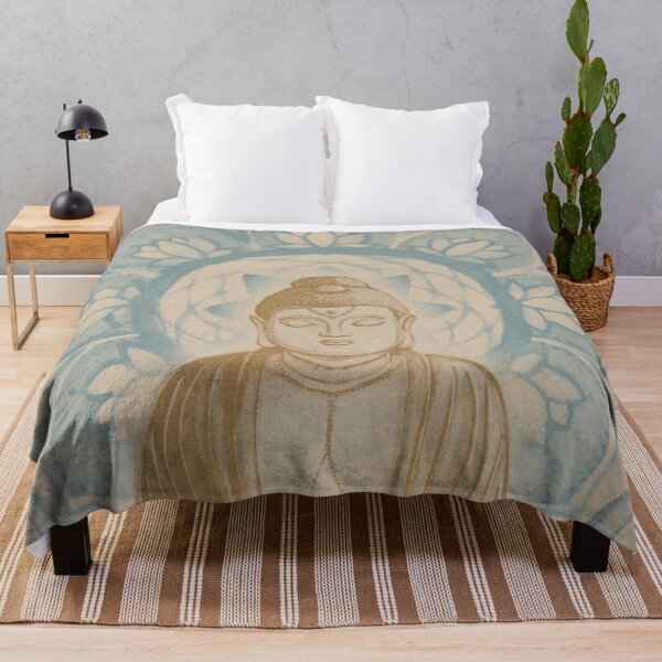 Item preview, Buddha Padma Watercolor - Dove Fawn Peacock designed and sold by Irene Estelle.