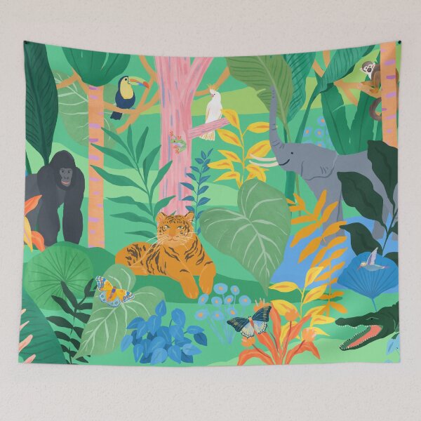 Item preview, Playful Jungle designed and sold by SunLee Art.