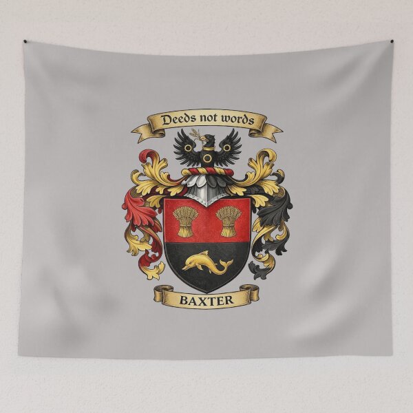 Item preview, The Baxter Family Coat of Arms designed and sold by BagTown Clans.