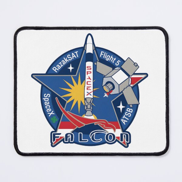 Item preview, SpaceX Falcon 1 Flight 5 RazakSAT Mission Patch designed and sold by CharlieDesings.