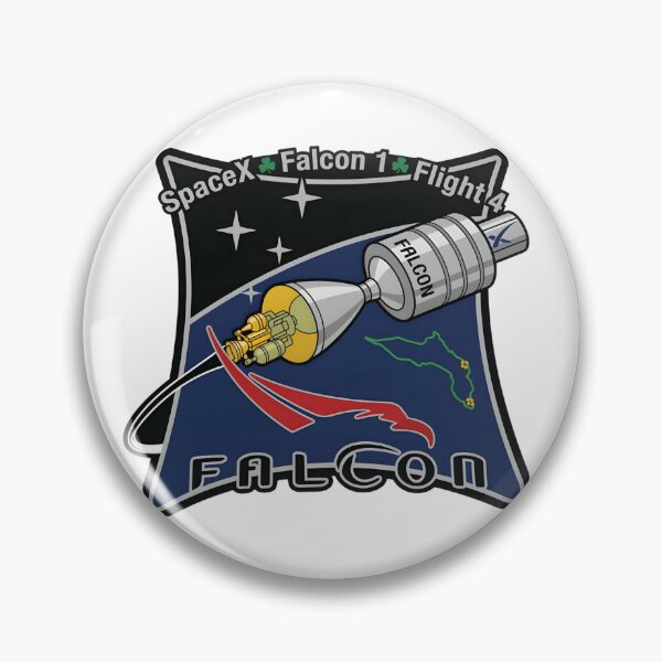 Item preview, SpaceX Falcon 1 Flight 4 Mission Patch designed and sold by CharlieDesings.
