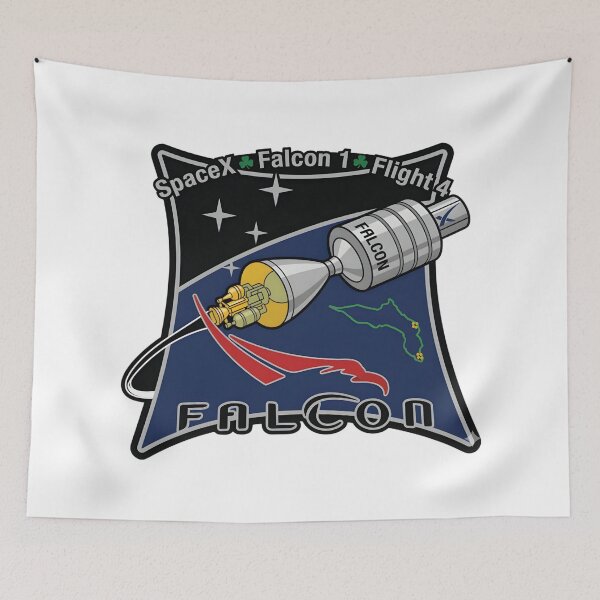 Item preview, SpaceX Falcon 1 Flight 4 Mission Patch designed and sold by CharlieDesings.