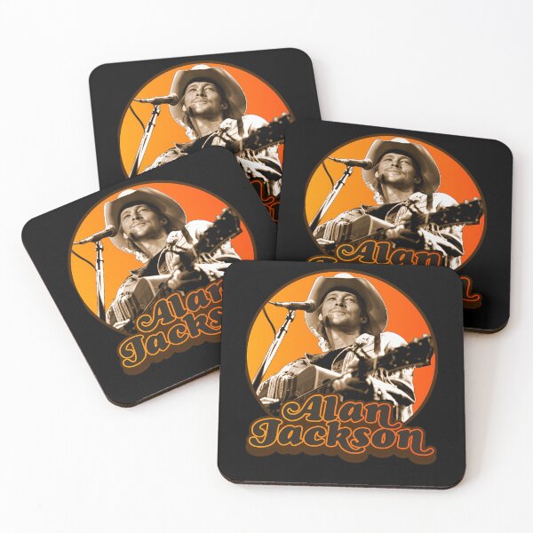 Item preview, Alan Jackson ))(( Retro Style Classic Country Fan  designed and sold by CAIRO CLOTHES.
