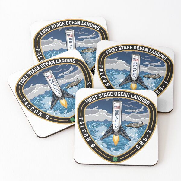 Item preview, SpaceX Falcon 9 CRS-3 First Stage Ocean Landing Patch designed and sold by CharlieDesings.