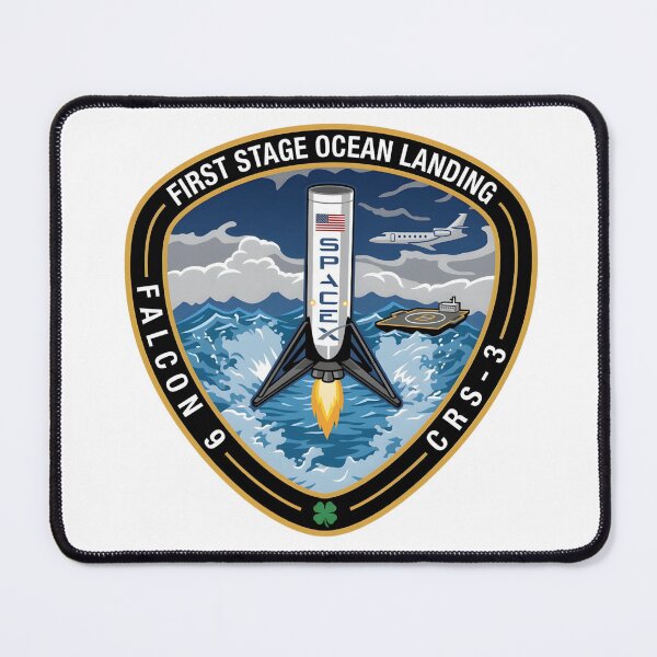 Item preview, SpaceX Falcon 9 CRS-3 First Stage Ocean Landing Patch designed and sold by CharlieDesings.