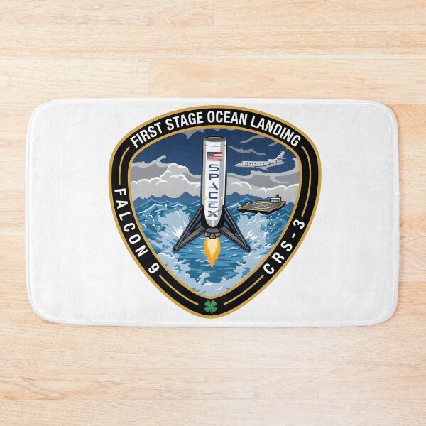Item preview, SpaceX Falcon 9 CRS-3 First Stage Ocean Landing Patch designed and sold by CharlieDesings.