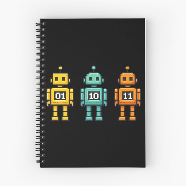 Item preview, 01 10 11 Robot Funny Binary Code Humor designed and sold by Eh Plus Designs.