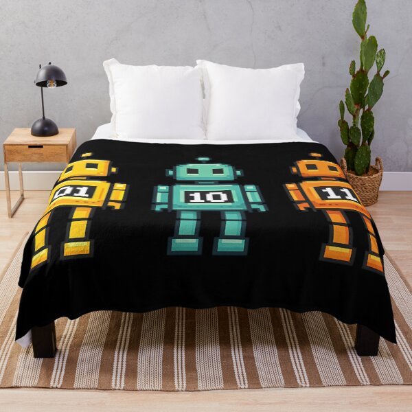 Item preview, 01 10 11 Robot Funny Binary Code Humor designed and sold by Eh Plus Designs.