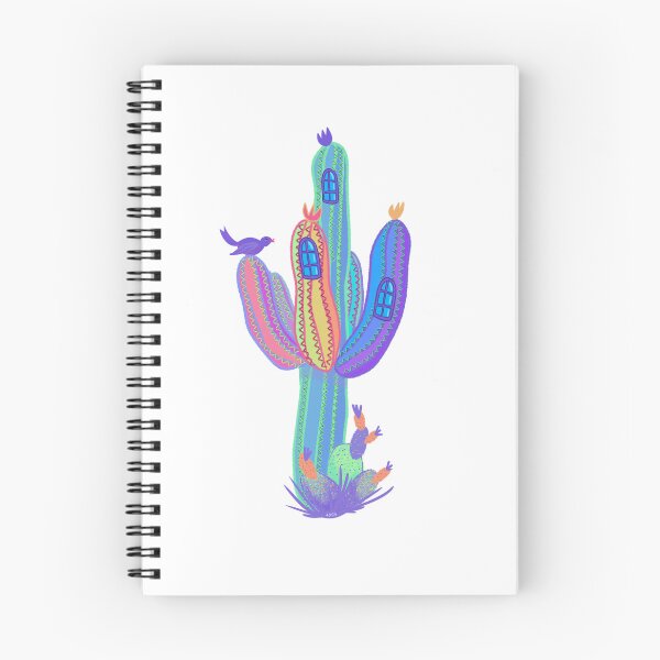Aperçu de l'œuvre Couverture en patchwork Rainbow Cactus House avec de jolies coutures créée et vendue par DesignChaser.