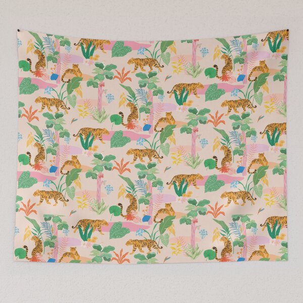 Item preview, Colorful Jungle Pattern designed and sold by SunLee Art.