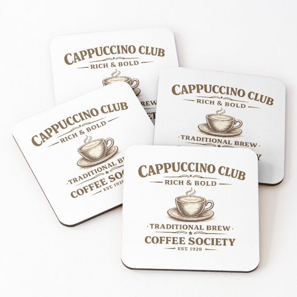 Item preview, Cappuccino Club designed and sold by BrewmarkStudio.