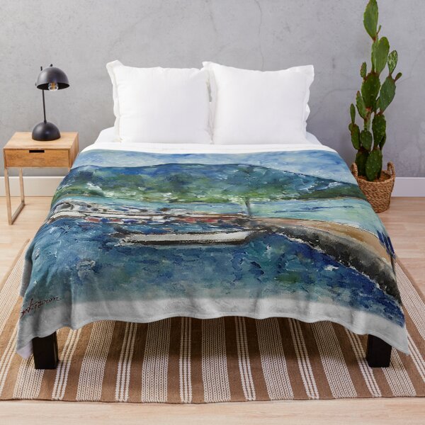 Item preview, Landscape with a boat - on-site oil on canvas designed and sold by oriondoor.